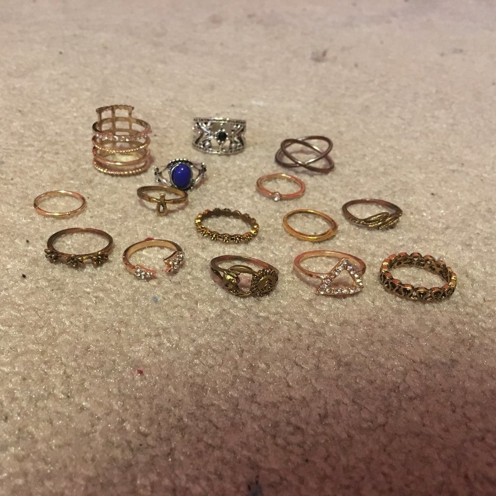 Gold and Silver Ring Haul *BUNDLE ONLY! 5/$25!